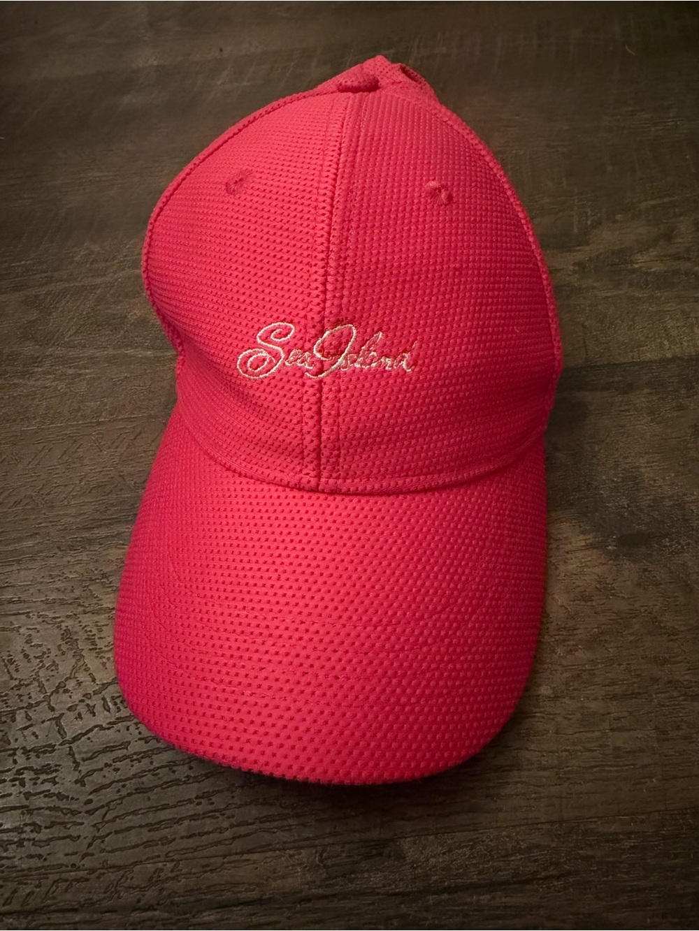 Sea Island Pink Mesh Youth Hat